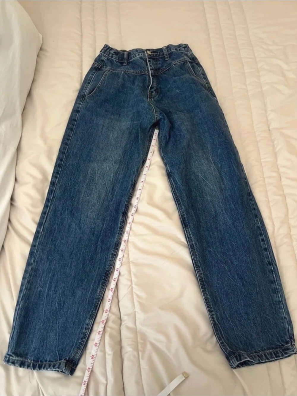 Relaxed Boyfriend Jeans in Dark Blue
